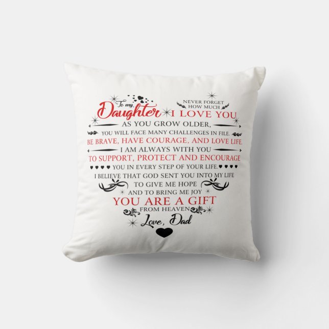 My Daughter Cushion (Front)