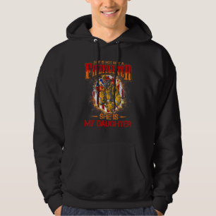 My Daughter Is A Firefighter Hero Proud Fire Mom D Hoodie