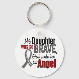 My Daughter Is An Angel 1 Brain Cancer Key Ring