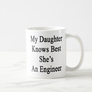 My Daughter Knows Best She's An Engineer Coffee Mug