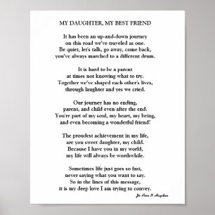 MY DAUGHTER, MY FRIEND POSTER