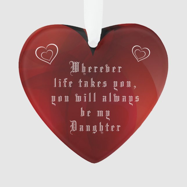 MY DAUGHTER ORNAMENT (Front)