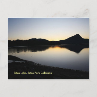 my daughter's sunrise, Estes Lake, Estes Park C... Postcard