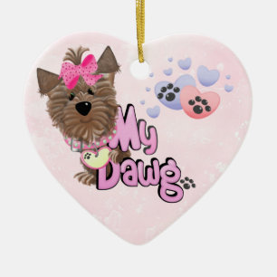 My Dawg Ceramic Ornament