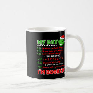 My Day Schedule I’m Booked Christmas Sweater Chris Coffee Mug