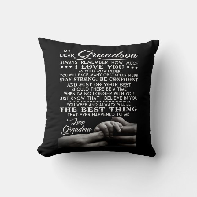 My Dear Grandson Cushion (Front)