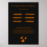 My Dear Melancholy Poster<br><div class="desc">My Dear Melancholy Album made for posters and alike. Great for anybody interested in music of any kind</div>