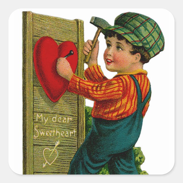 My Dear Sweetheart Square Sticker (Front)