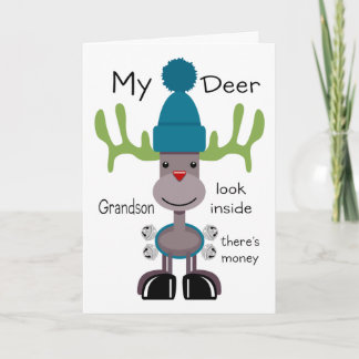 My Deer Grandson Holiday Card