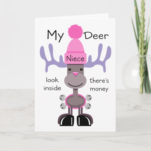 My Deer Niece Holiday Card (Front)