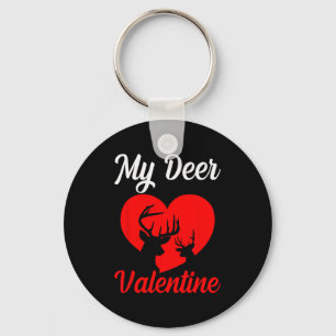 My Deer Valentine Funny Valentine’s Day Key Ring