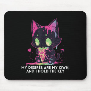 My Desires Are My Own And I Hold The Key Stoic Cat Mouse Pad