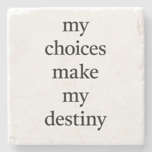 My Destiny Marble Stone Coaster