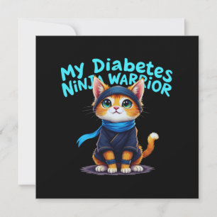My Diabetes Ninja Warrior Stand Strong Invitation