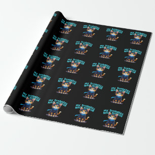 My Diabetes Ninja Warrior Stand Strong Wrapping Paper