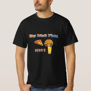 My Diet - Pizza, Burgers, Wings, Beer T-Shirt