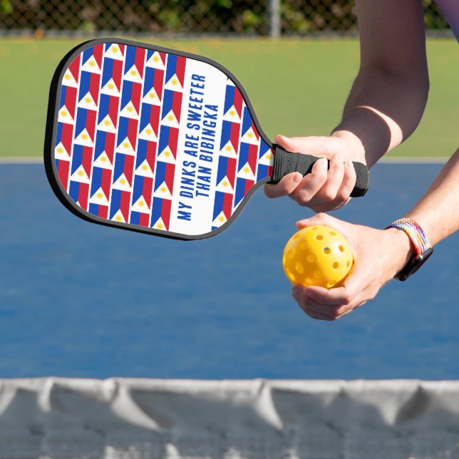 MY DINKS SWEETER THAN BIBINGKA Fun Philippines Pickleball Paddle (Insitu)