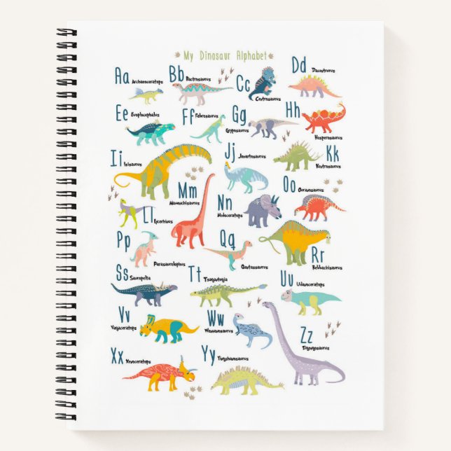 My Dinosaur Alphabet Notebook (Front)