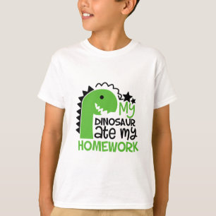 My Dinosaur Ate My Homework T-Shirt