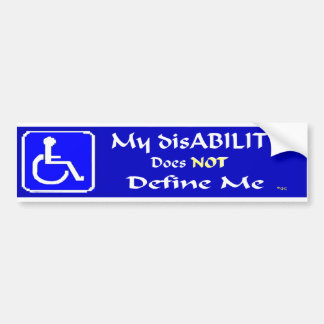 my disAbility Bumper Sticker