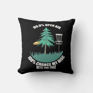 My Disc Golf Hits The Trees Cushion