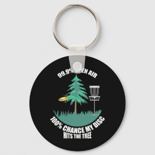 My Disc Golf Hits The Trees Key Ring