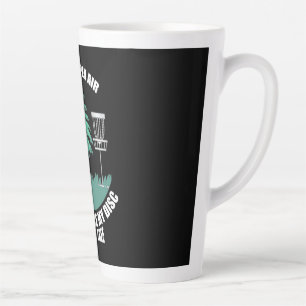 My Disc Golf Hits The Trees Latte Mug