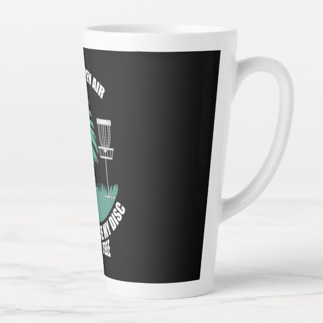 My Disc Golf Hits The Trees Latte Mug (Right)