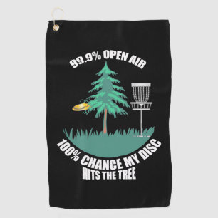 My Disc Golf Hits The Trees Towel