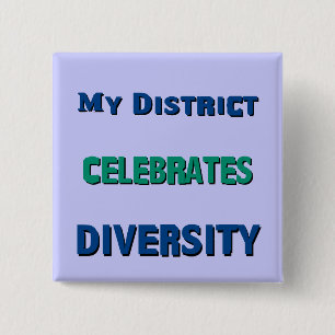 My District Celebrates Diversity Button