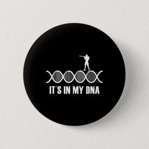 My Dna Biathlon Fingerprint Skiing Slogan Shooting 6 Cm Round Badge