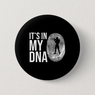 My Dna Biathlon Fingerprint Skiing Slogan Shooting 6 Cm Round Badge