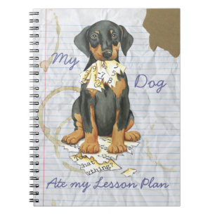 My Doberman Ate My Lesson Plan Notebook