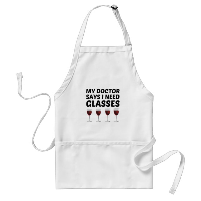MY DOCTOR SAYS I NEED GLASSES STANDARD APRON (Front)