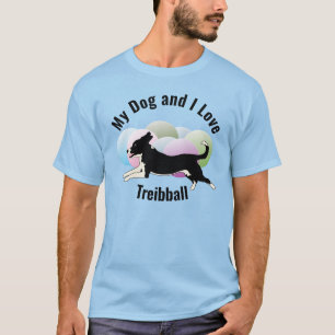 My Dog and I Love Treibball Mutt T-Shirt