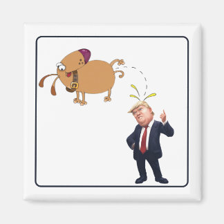  My Dog And The Pres  Magnet