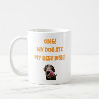 My dog ate my best dish stainless steel water bott coffee mug