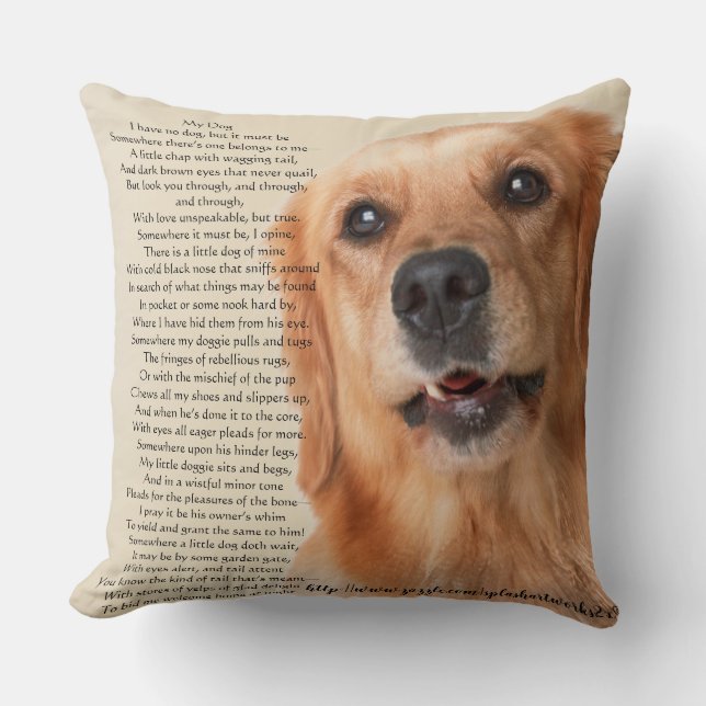 "My Dog" Cushion (Front)