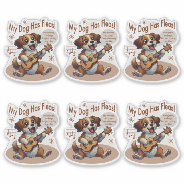 My Dog Has Fleas Ukulele Tuning Song (Front)