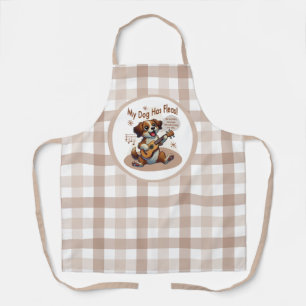 My Dog Has Fleas Ukulele Tuning Song Apron