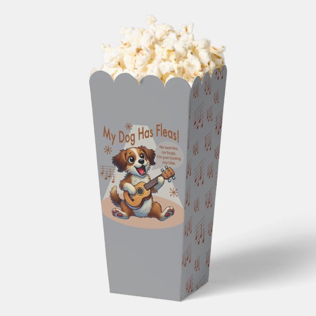 My Dog Has Fleas Ukulele Tuning Song Favour Box (Popped)