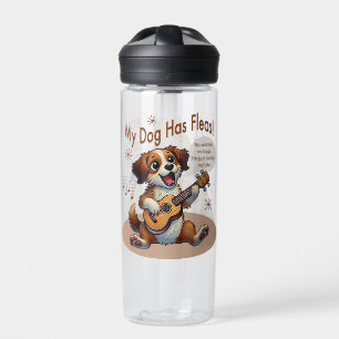 My Dog Has Fleas Ukulele Tuning Song Water Bottle