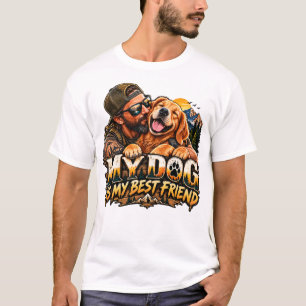 My Dog Is My Best Friend – Golden Retriever Love T-Shirt