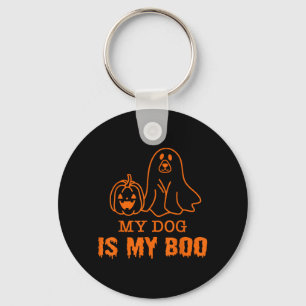 My Dog Is My Boo Halloween For Dogs Lover Key Ring
