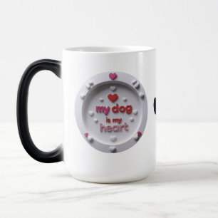 My Dog Is My Heart Morphing Mug (15oz)