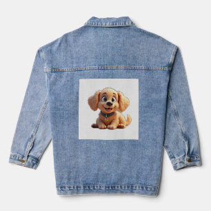 My dog is my personality denim jacket