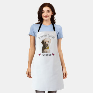 My Dog Is My Valentine – Personalized Pet  Apron