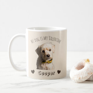 My Dog Is My Valentine – Personalized Pet Coffee Mug