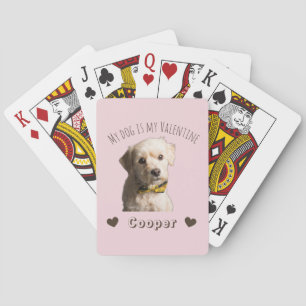 My Dog Is My Valentine – Personalized Pet Playing Cards