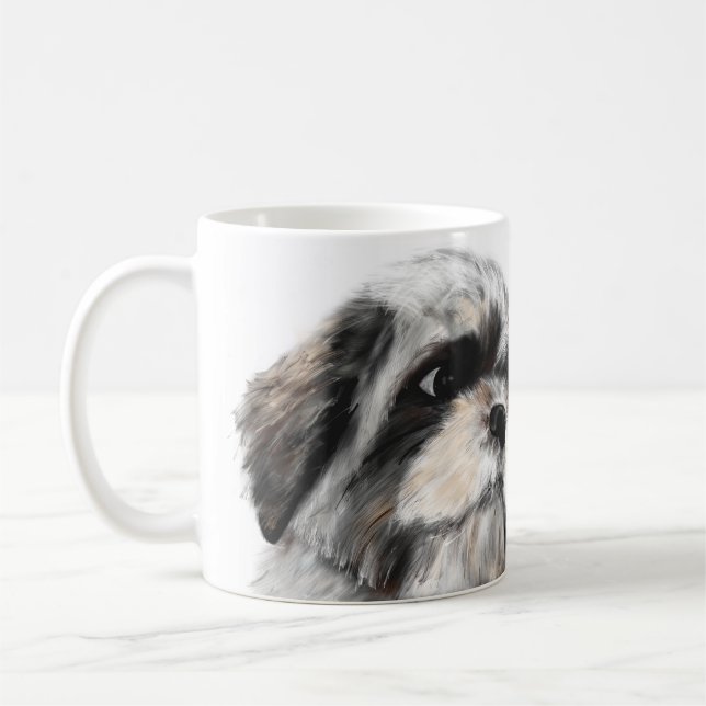 My Dog Lhasa Apso Coffee Mug (Left)